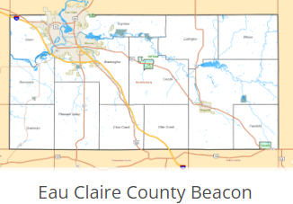 Map of Eau Claire County